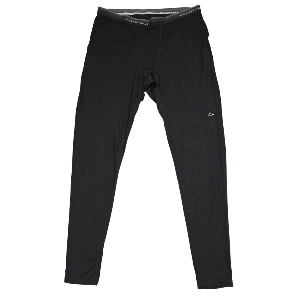 Paradox Merino Blend Base Layer Pants Men XL Black Thermal Winter Hiking Legging